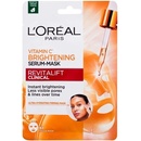 L'Oréal Revitalift Clinical Vitamin C Brightening Serum-Mask textilná maska na tvár 26 g