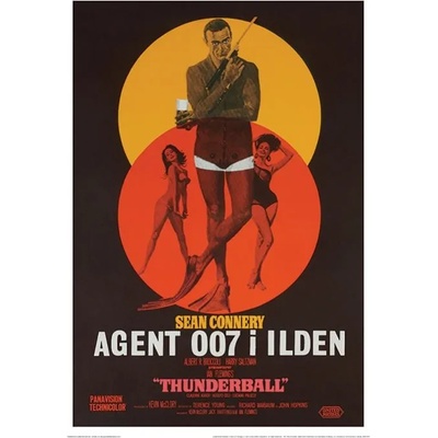 Pyramid Арт принт Pyramid Movies: James Bond - Thunderball - Danish (LFP10951P)