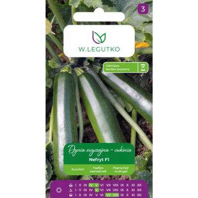 W. Legutko Обикновена тиква - Nefryt F1 тиквичка - зелена