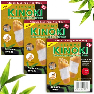 KINOKI Detoxikačné náplasti Zázvor a soľ 30 ks