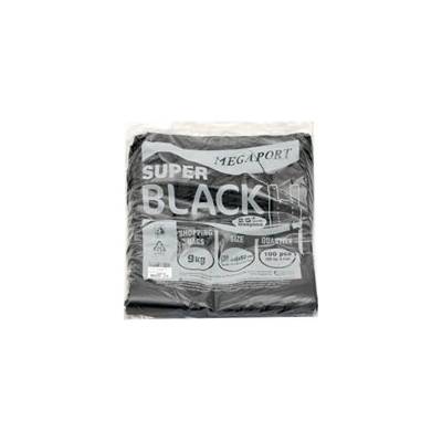 Торби с дръжки super black 30/60 100бр (г-10462)