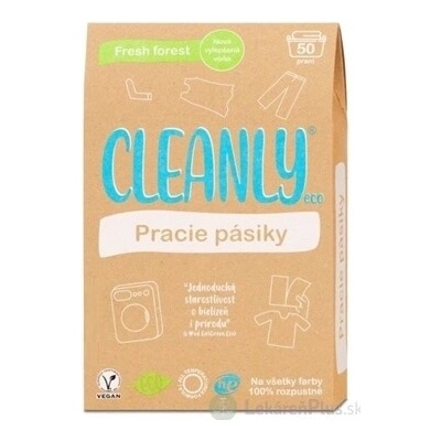 CLEANLY ECO Pracie pásiky Fresh Forest 50 praní, s vôňou lesa 50 ks