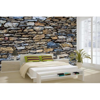 DIMEX ART s. r. o Самозалепваща се флизелинова фототапета гранитна стена 375 x 250 см