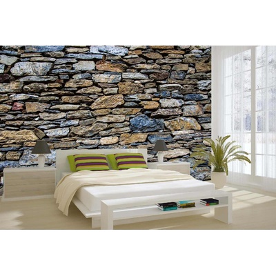 DIMEX ART Самозалепваща се флизелинова фототапета гранитна стена 375 x 250 см