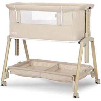 Lorelli МИНИ КОШАРА layla 2В1 beige С ПАДАЩА ПРЕГРАДА (3800166118734)