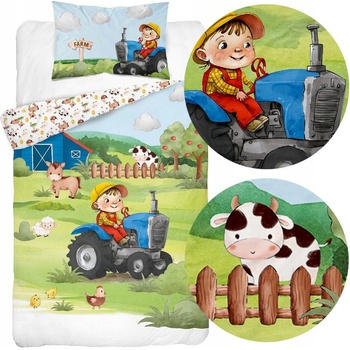 Detexpol obliečky Farma modrá 100 cm x 13540 x 60 cm