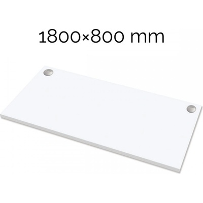 Deska stolu Fellowes Levado™, 1800x800 mm, bílá