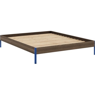 Karup Core bed natural pine borovice / vividblue carob