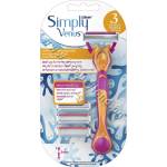 Gillette Самобръсначка Gillette Simply Venus 3 Plus Razor, p/n GI-1301432 - Дамска самобръсначка с 3 ножчета (GI-1301432)