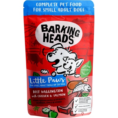 Barking Heads Little Paws Beef Chicken Salmon 150 g