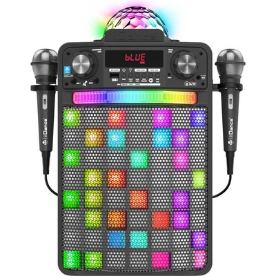 iDance Караоке Bluetooth тонколона с 2 микрофона за деца (PARTY-GROOVE-X2)