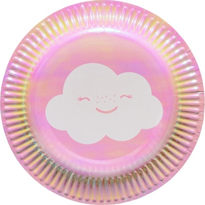 Amscan Чинии Дъга и облак 8 бр