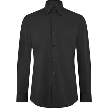 Image 1 of HUGO BOSS Риза с дълъг ръкав Boss Men's P Hank Kent Long Sleeve Oxford Shirt - Black