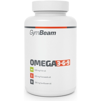 GymBeam Omega 3-6-9 120 kapslí