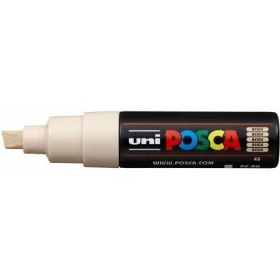 Posca akrylový popisovač PC-8K, 8 mm, béžová (se širokým, seříznutým hrotem)