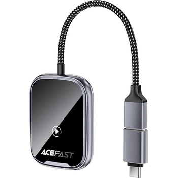 Image 1 of Acefast Адаптер за Apple CarPlay и Android Auto - Acefast QC1 Wireless CarPlay / Android Auto Adapter (черен) (AF-QC1)