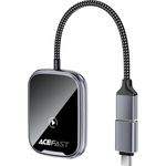 Acefast Адаптер за Apple CarPlay и Android Auto - Acefast QC1 Wireless CarPlay / Android Auto Adapter (черен) (AF-QC1)