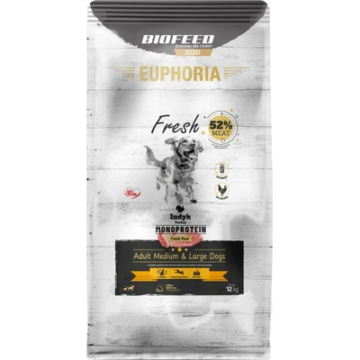 Biofeed Euphoria Fresh Adult Medium & Large Monoprotein Turkey 12 kg
