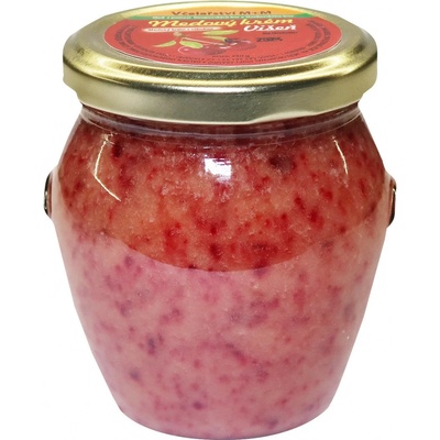 Včelařství M+M medový krém s višněmi 250 g