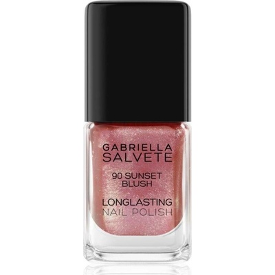 Gabriella Salvete Longlasting Enamel dlouhotrvající lak na nehty s perleťovým leskem odstín 90 Sunset Blush 11 ml