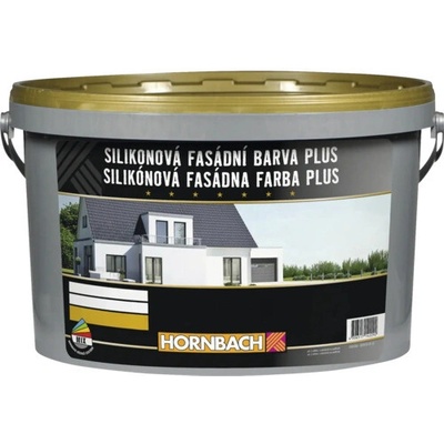 Hornbach Fasádní barva Plus silikonová 5 l bílá