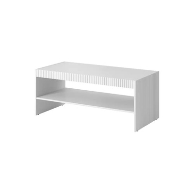 Cama meble ПАФОС пейка/маса 120х60х50см бял мат (pafos sto bi)