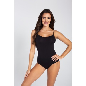 Gatta Bodywear Дамско боди тип потник в черноeh-1056-black - Черен, размер s