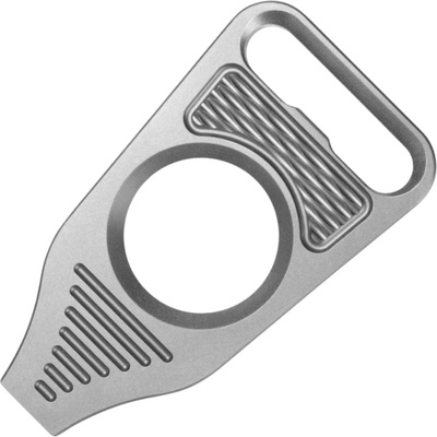 Geo Knife Vector Titanium Material, Stonewash Finish Pry-bar GEO2512A