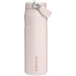 STANLEY 1913 Flip Straw Drinking Bottle with Straw 0.7L - Thermal Mug Cools for 10 Hours - Ice Cold for 3 Days - BPA Free - Leakproof - For Cup Holders - Dishwasher Safe - Rose Quartz - 10-11283-145