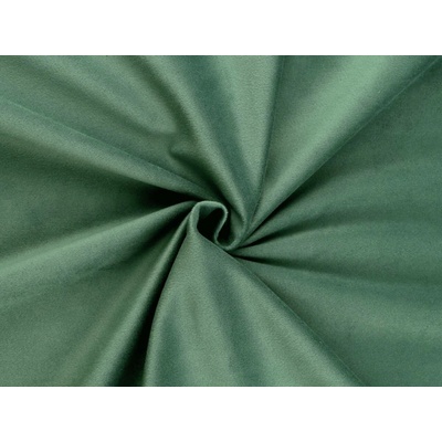 Stoklasa Samet / velvet hladký šíře 280 cm Balení: 1 m, Varianta: 7 (245 g/m²) zelená ledově 7 (245 g/m²) zelená ledově