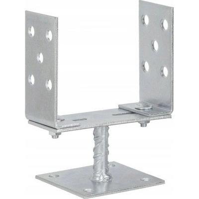 Adoby PSP 80-160 patka sloupku typu "U" stavitelná k příšroubování 80-160x100x185x100x100mm