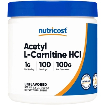 Nutricost Acetyl L-Carnitine HCL [100 грама] Неовкусен