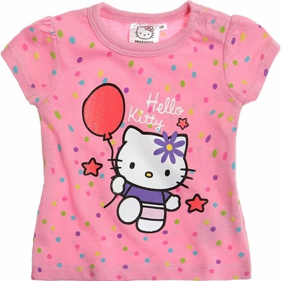 Hello Kitty Tričko s m rukávom bl. ružová