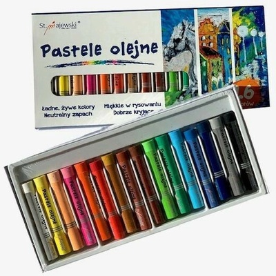 St. Majewski olejové pastely 16 farieb
