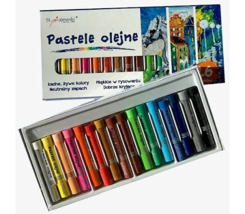 St. Majewski olejové pastely 16 farieb