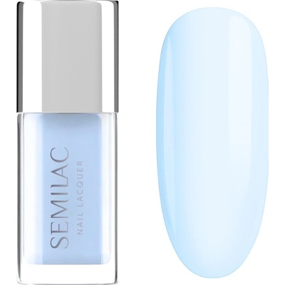 123 Semilac Klasický lak na nehty Nail Lacquer Sky Blue 9 ml