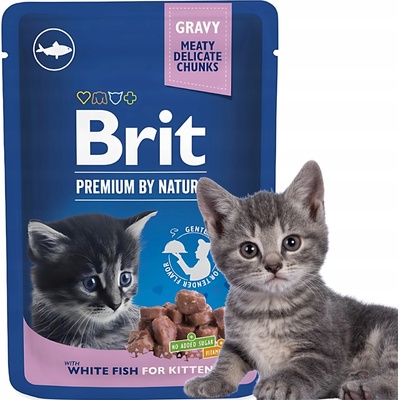 Brit Premium Cat Kitten White Fish 100 g