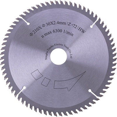 Scheppach Pílový kotúč pre pílu PL 75 210x30mm 72z 7901800602