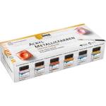 Kreul Metallic Glamour Living Комплект акрилни бои 6 x 20 ml (77601)