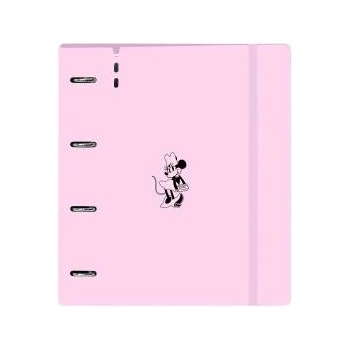 Minnie Mouse Папка с пръстени Minnie Mouse Naive Розов 27 X 32 X 4 cm