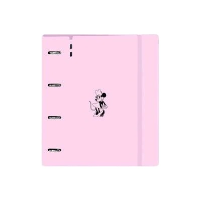 Minnie Mouse Папка с пръстени Minnie Mouse Naive Розов 27 X 32 X 4 cm