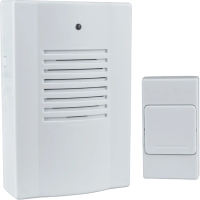 DPM w882w - Безжичен звънец, 16 мелодии, 50м, 3хaa, бял (w882w)