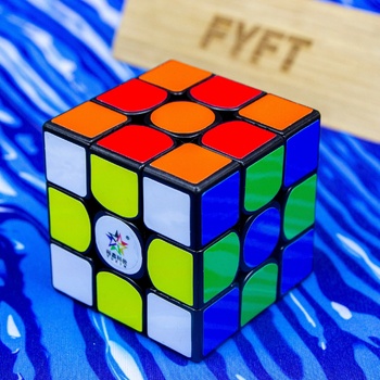 Rubikova kostka 3x3x3 Little Magic YuXin na speedcubing Černá