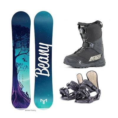 Beany Swing dětský/juniorský snowboard + Beany Junior vázání + Beany Avenger BS - 80 cm + XS - EU 32-35
