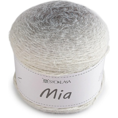 Pletací příze Mia 200 g Varianta: 8 šedá světlá, Balení: 1 ks
