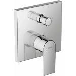 Hansgrohe Вграден смесител за вана и душ Hansgrohe Vernis Shape, гланциран хром, без тяло за вграждане (71468000)