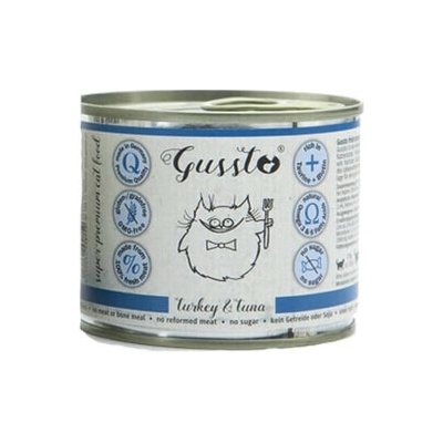 GUSSTO Cat Fresh Turkey & Tuna 200 g