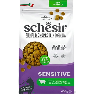 Schesir Cat Adult Animal Monoprotein Formula Sensitive čerstvé jahňacie mäso 400 g