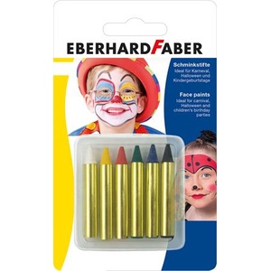 Eberhard Faber Бои за лице, мини, eberhard faber, 6 различни цвята (579106)