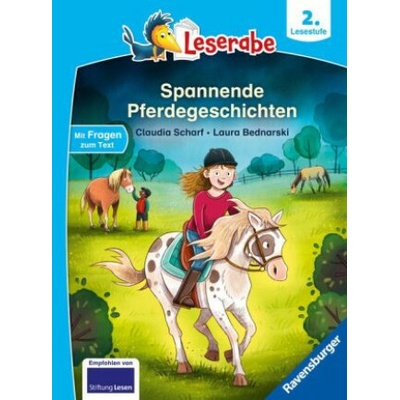 Spannende Pferdegeschichten - Lesen lernen mit dem Leseraben - Erstlesebuch - Kinderbuch ab 7 Jahren - Lesen üben 2. Klasse Mädchen und Jungen (Lesera